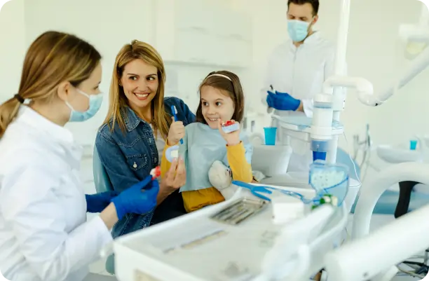 Family dental visit