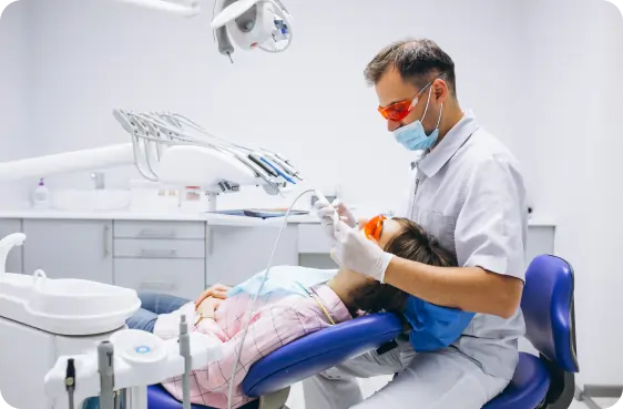Restorative dentistry appointment in Grimsby